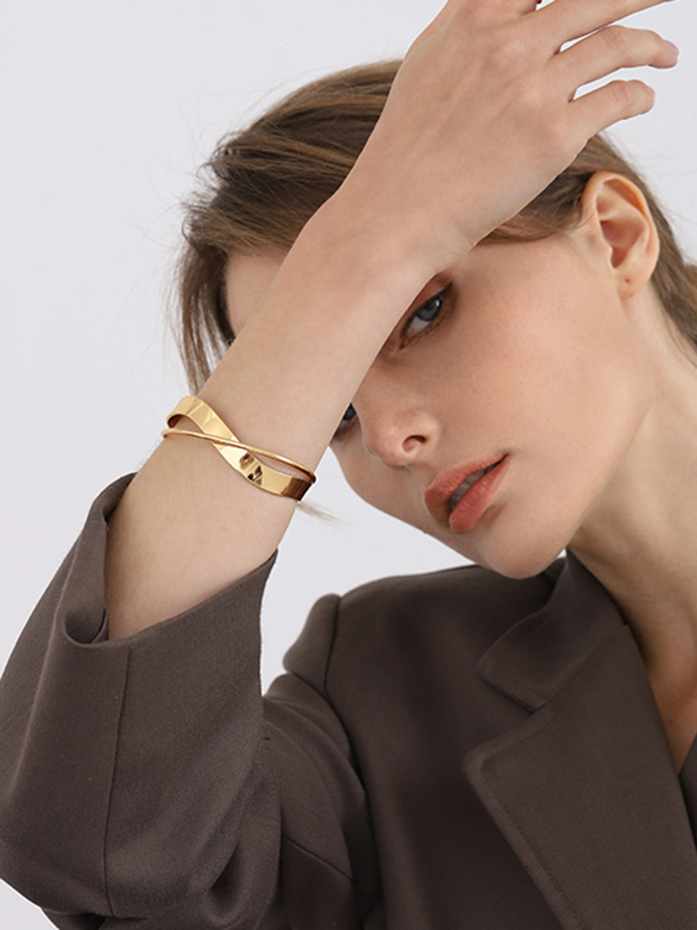 Bracelet Simple Bouche Plate