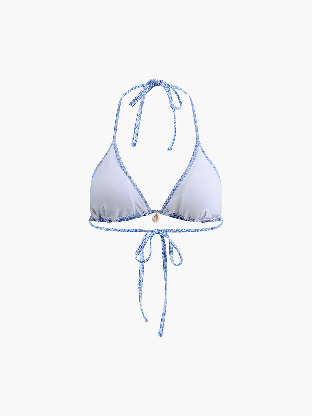 Ensemble Bikini Noué à Manches Habillées Imprimé