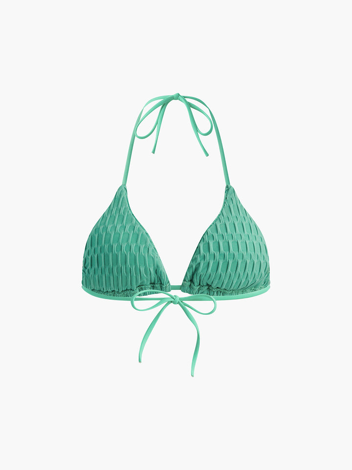 Ensemble Bikini Nœud Halter Uni