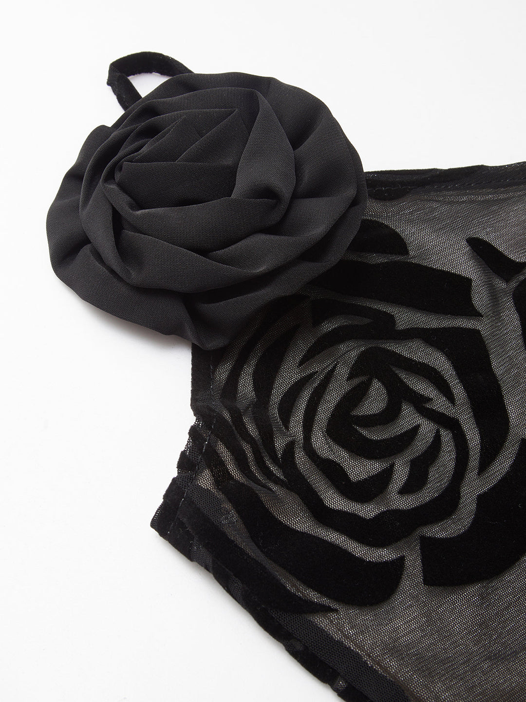 Robe Longue Asymétrique en Jacquard