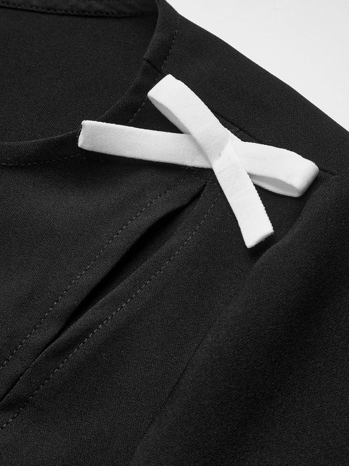 Robe Courte à Fentes Latérales