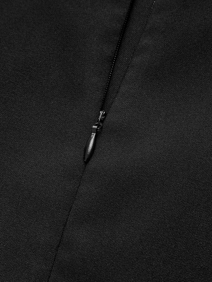 Robe Courte à Fentes Latérales