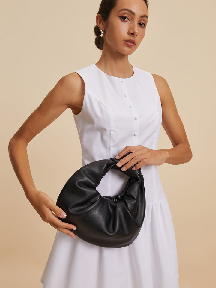 Sac Ruché Noué Croissant