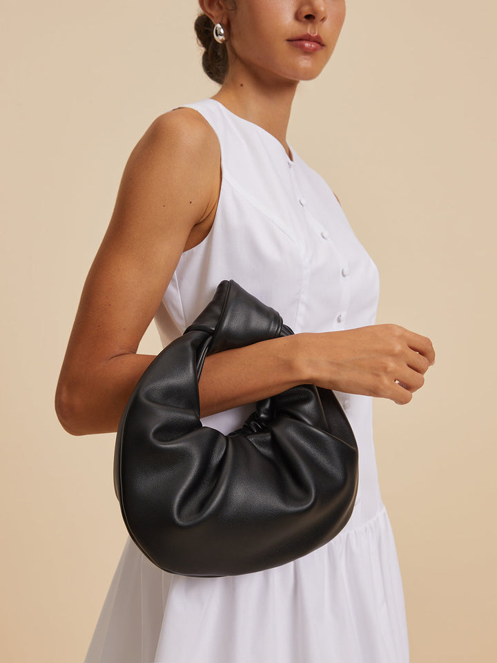 Sac Ruché Noué Croissant