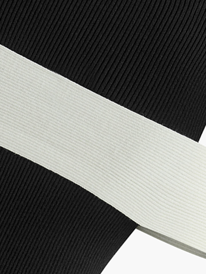 Gilet sans manches extensible à bordure nœud