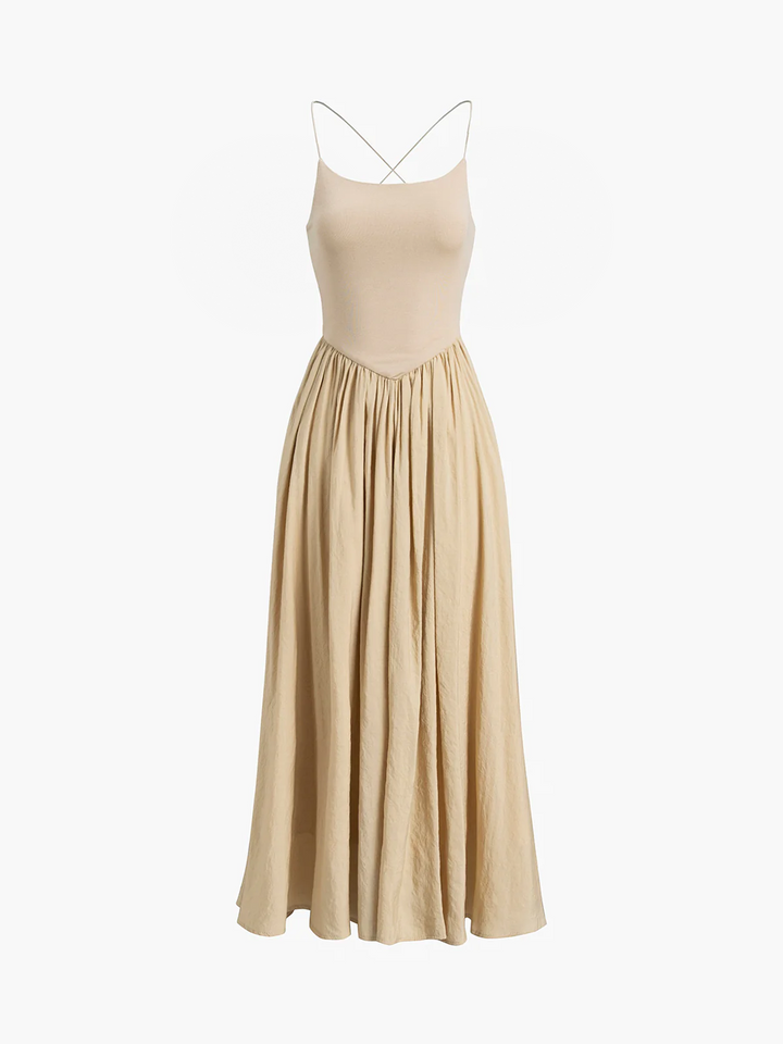 Robe Mi-Longue Débardeur Dos Nu