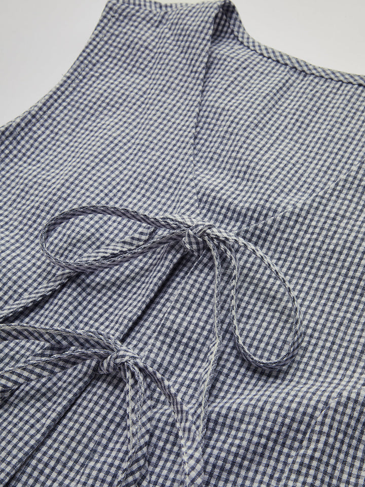 Gilet Gilet Gilet sans manches en tricot torsadé en V