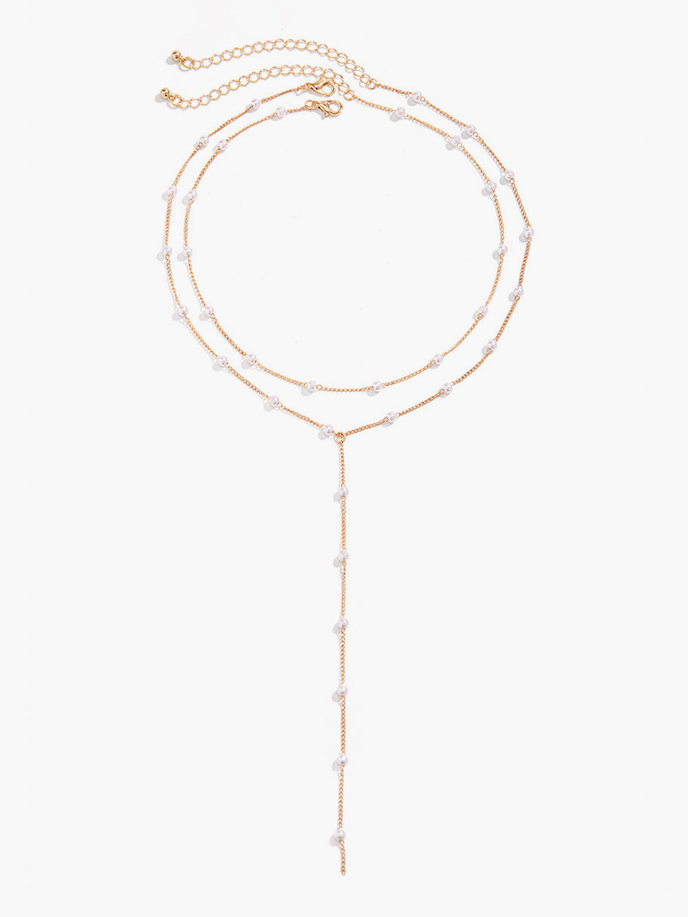 Collier ras du cou en perles plaqué or fait à la main