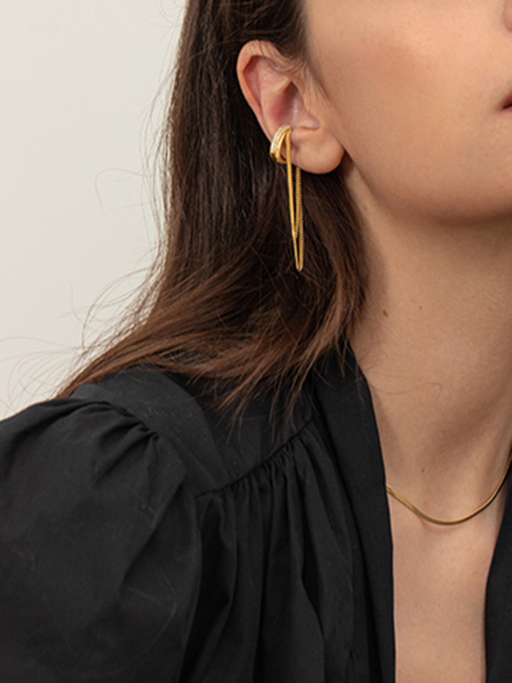 Clip d'oreille simple en forme de gland