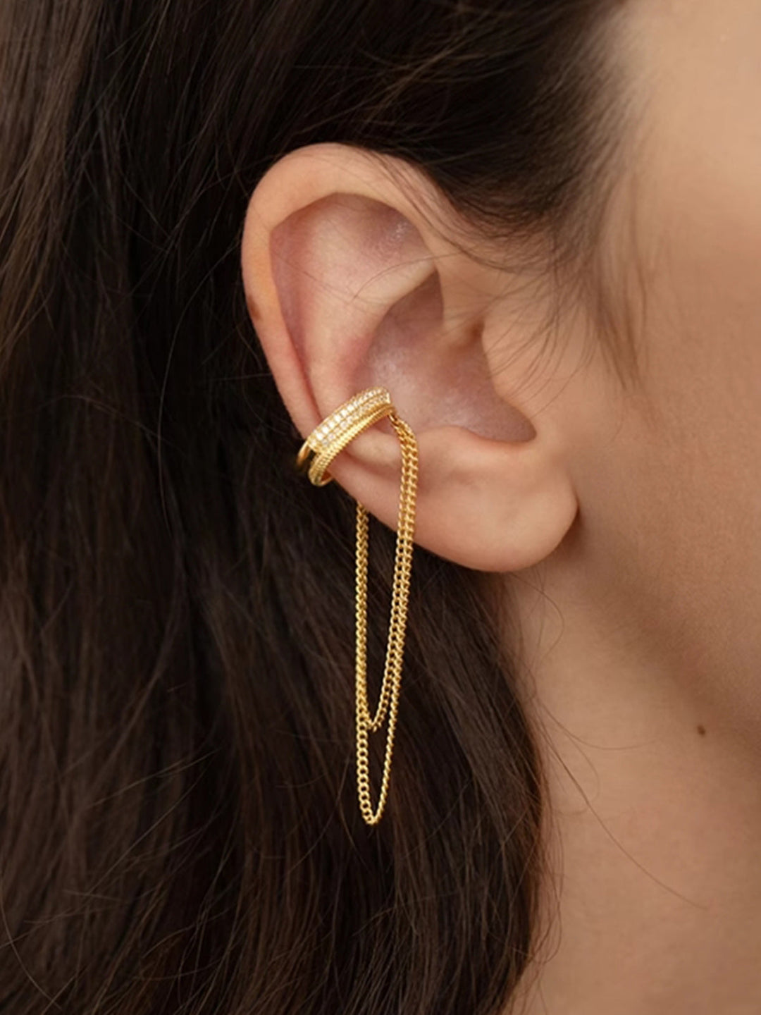 Clip d'oreille simple en forme de gland