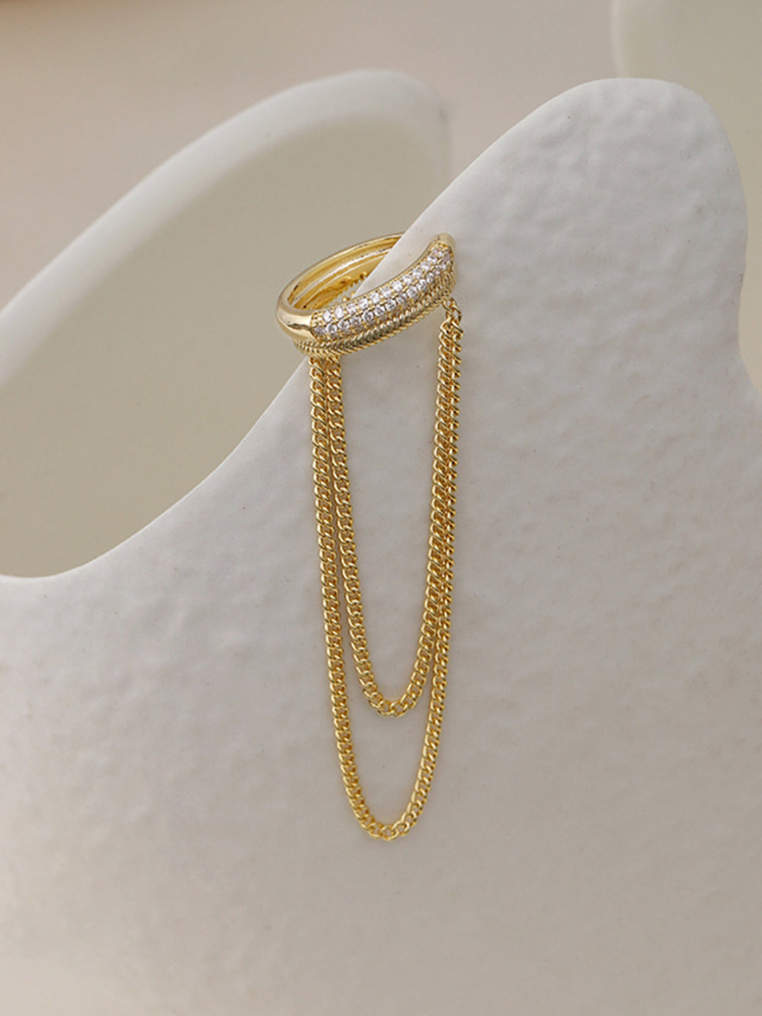 Clip d'oreille simple en forme de gland