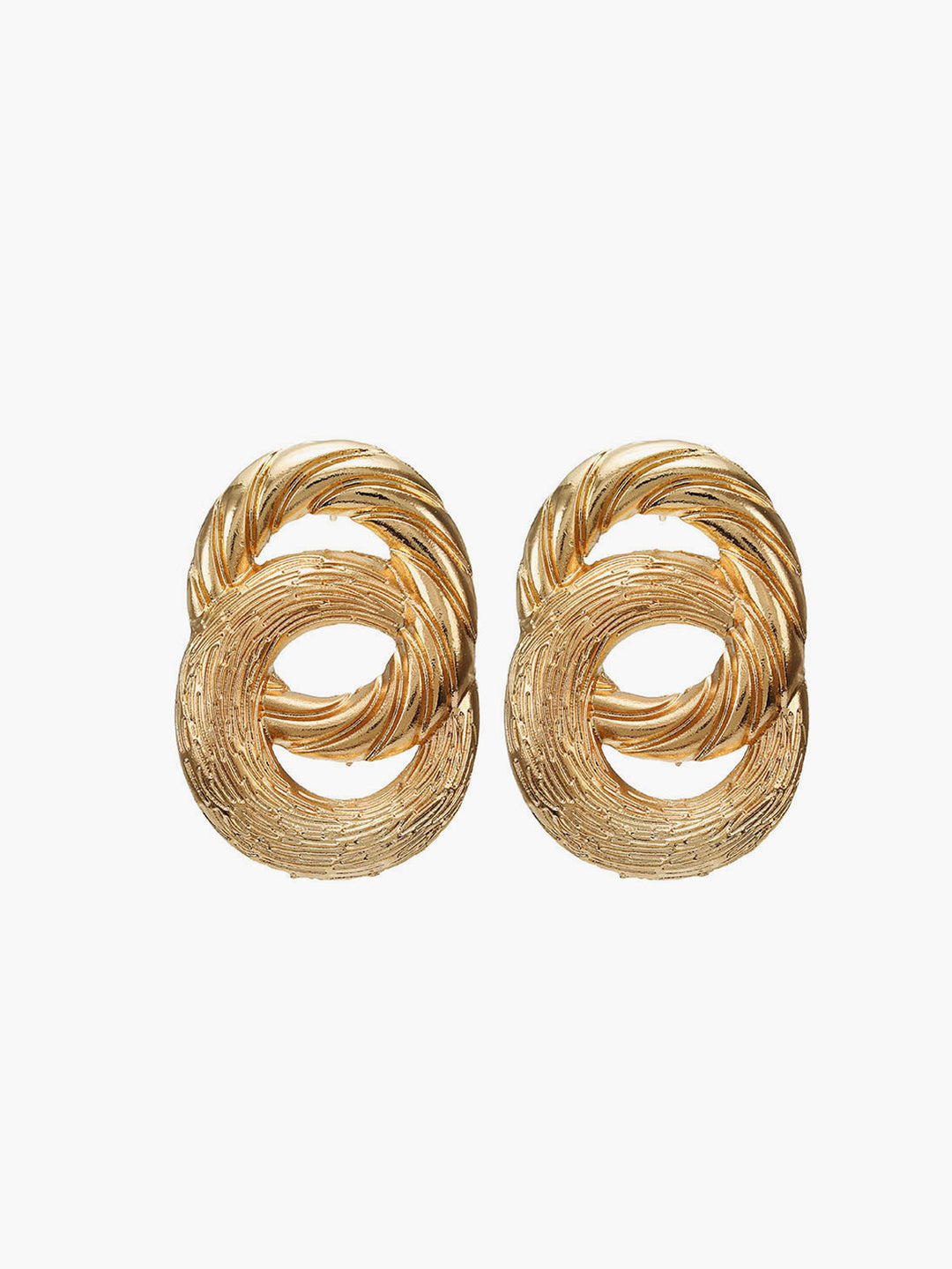 Boucles d'Oreilles Pendantes Circulaires Vintage