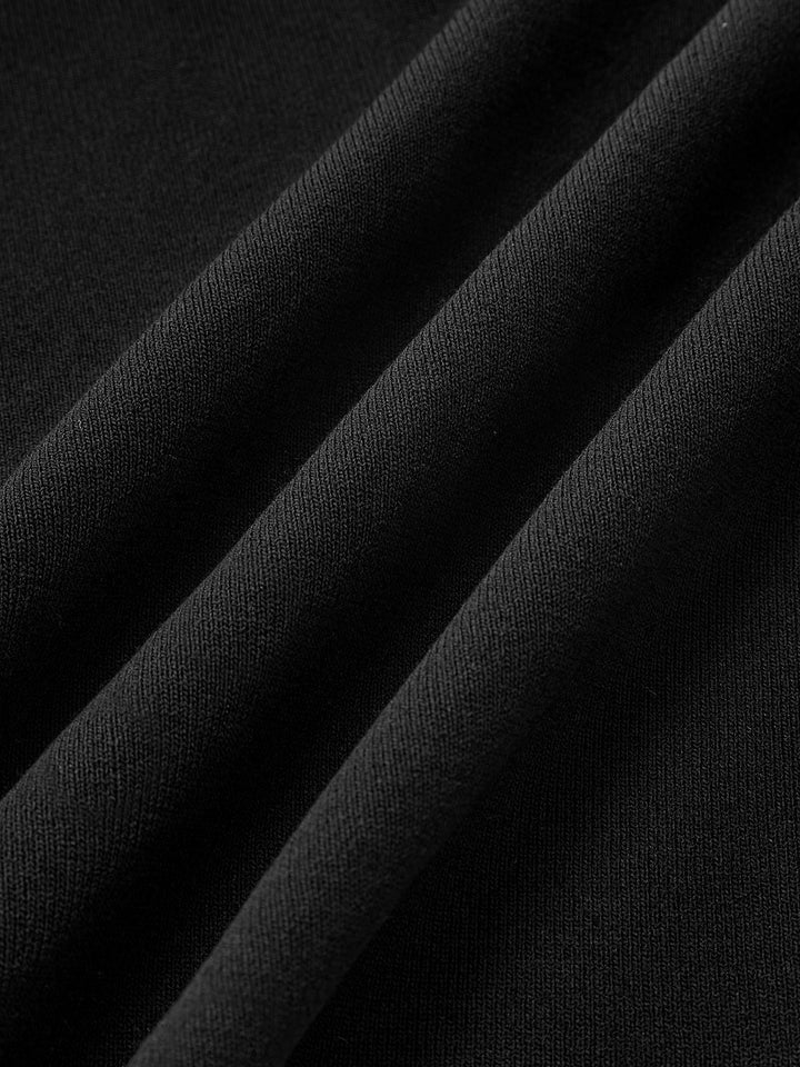 Ensemble Jupe Sans Manches à Boutonnage Contrasté