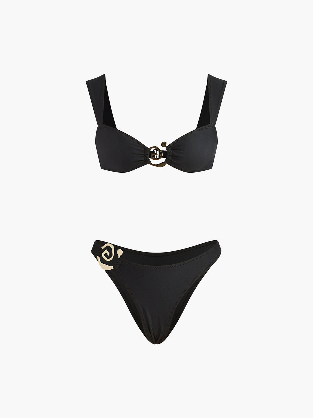 Ensemble Bikini Spirale Dorée