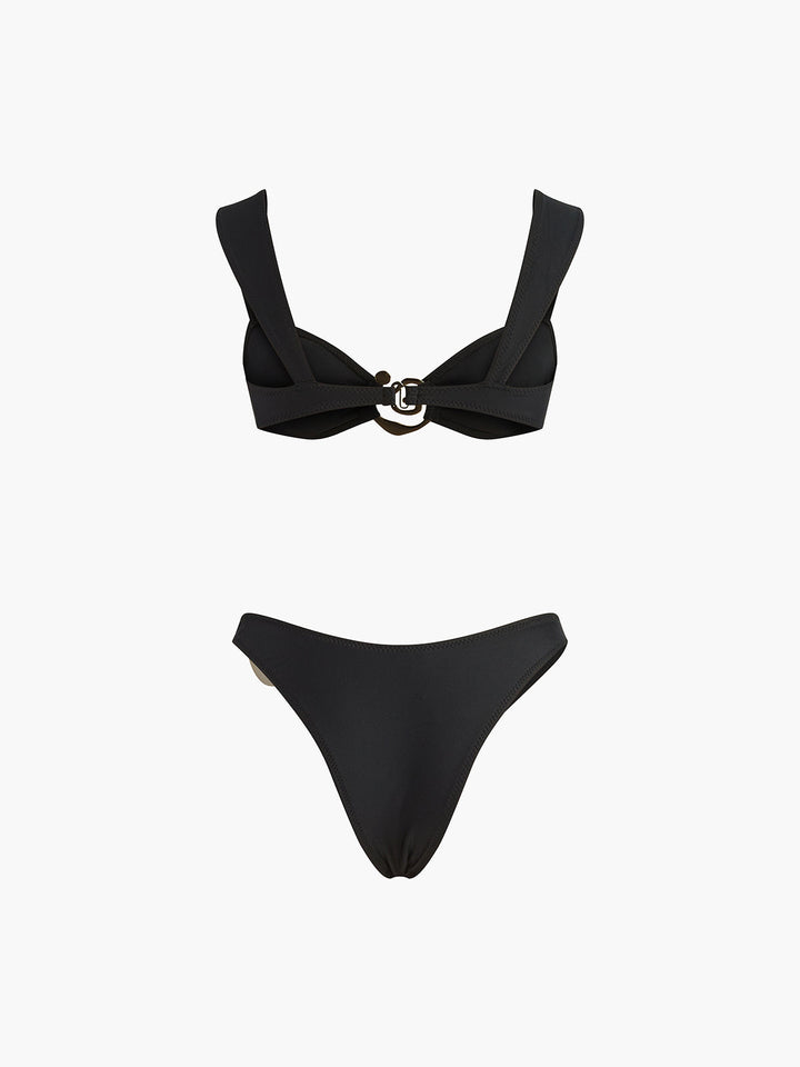 Ensemble Bikini Spirale Dorée