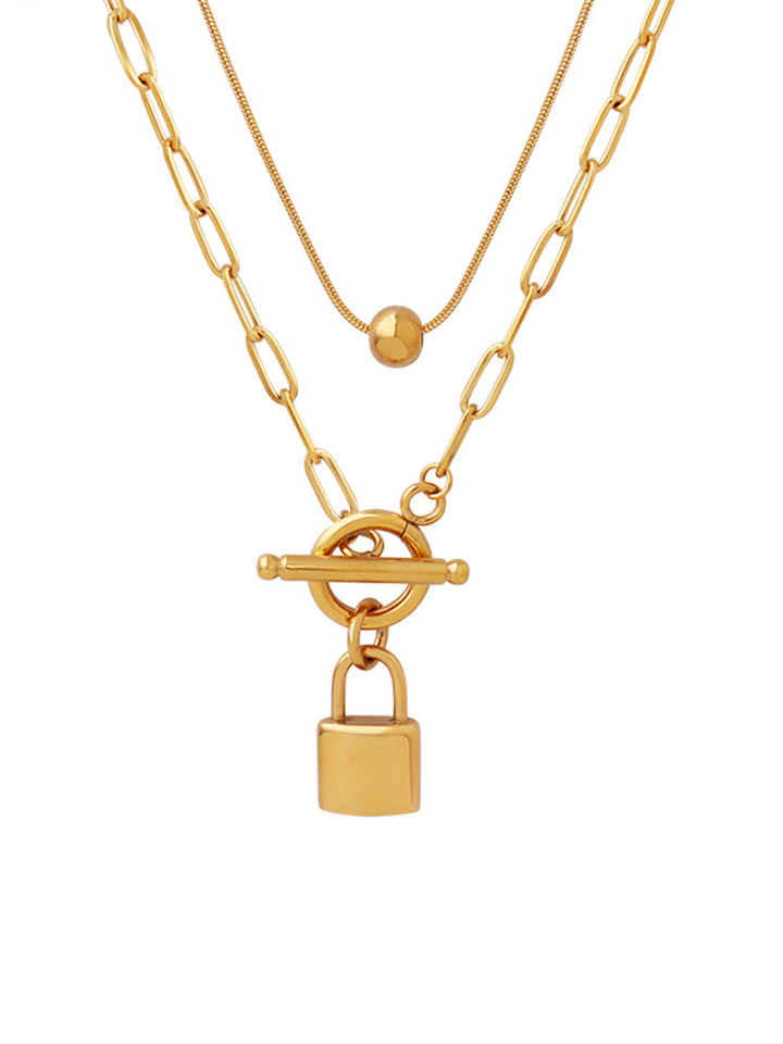 Collier Cadenas Doré