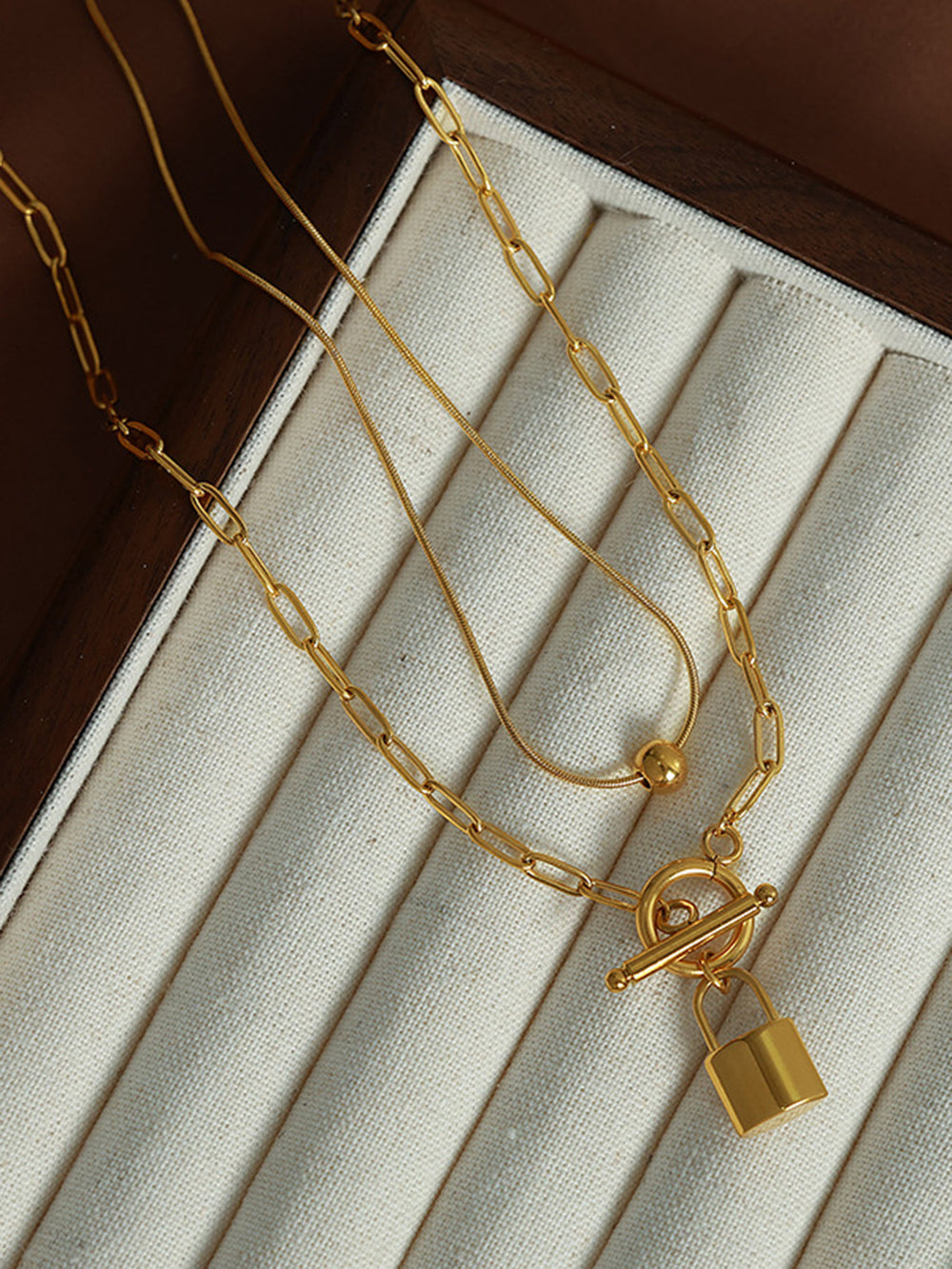 Collier Cadenas Doré