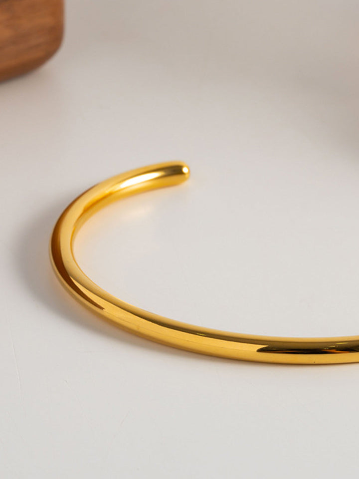 Bracelet Doré Ouvert