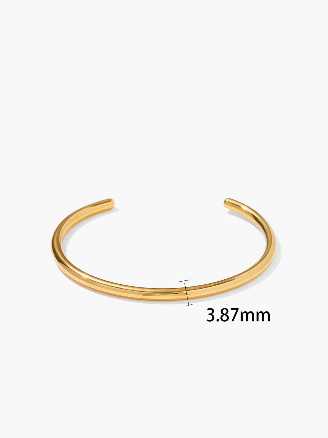 Bracelet Doré Ouvert