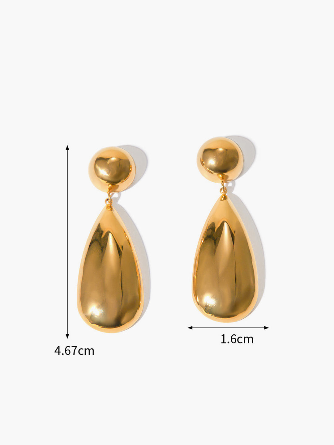 Boucles d'oreilles goutte d'eau