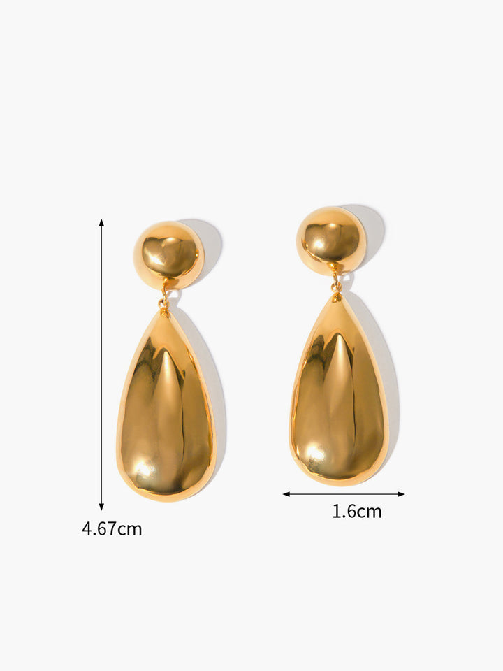 Boucles d'oreilles goutte d'eau