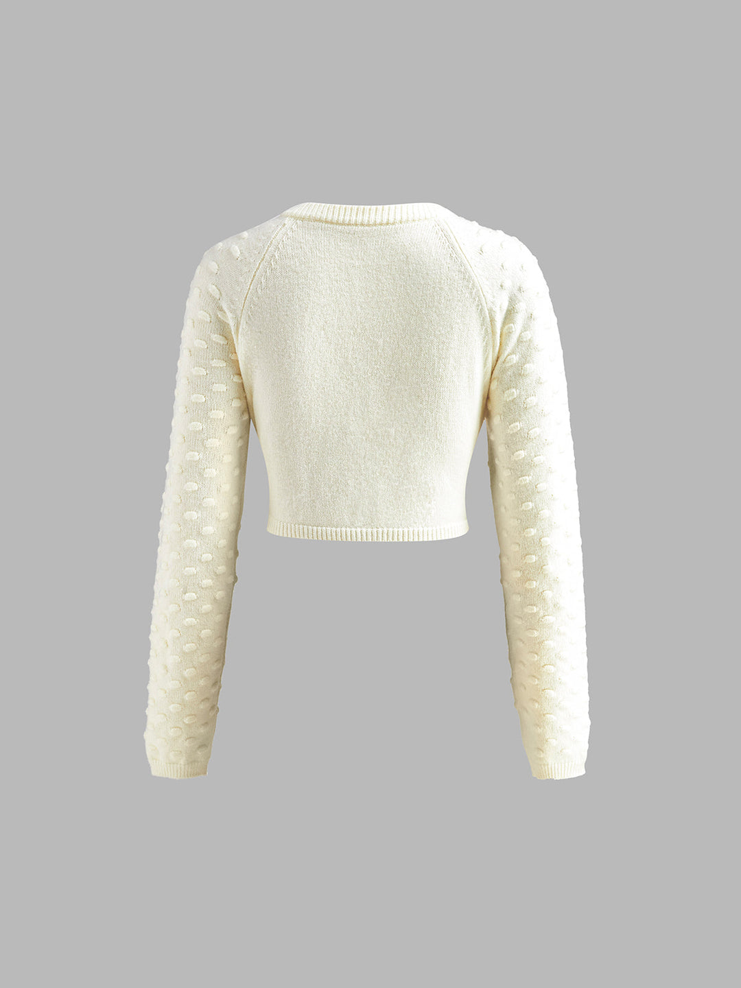 Haut Court en Tricot Douillet à Nœud