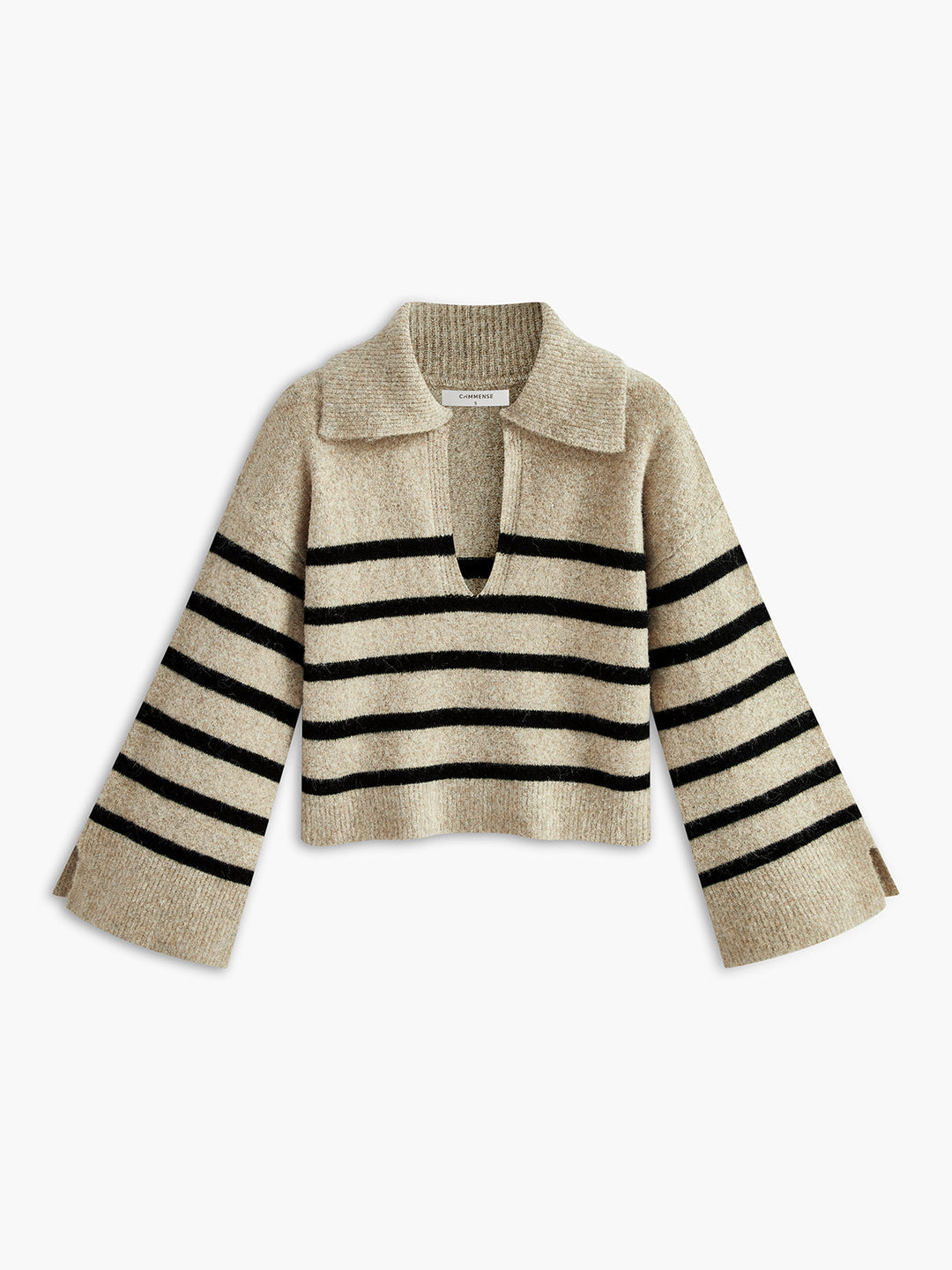 Pull à Manches Longues En Coton Oubl surdimensionné