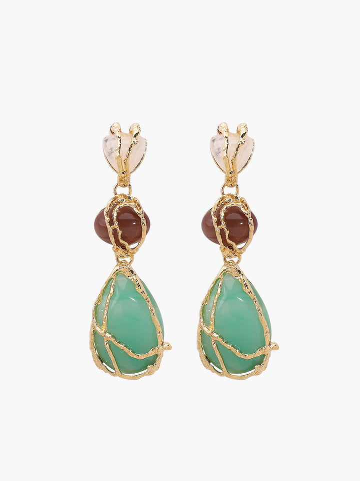 Boucles d'oreilles Alloy Net Water Drop