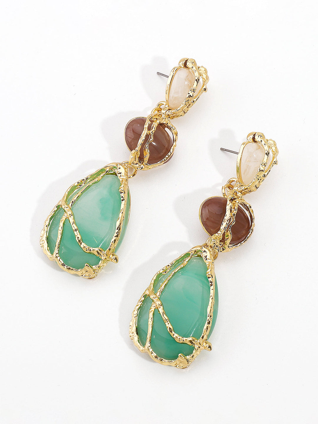 Boucles d'oreilles Alloy Net Water Drop