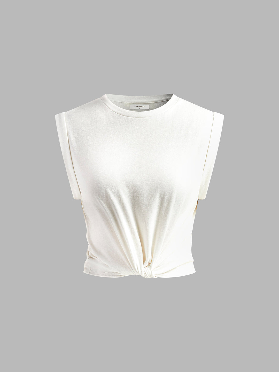 T-shirt noué en coton