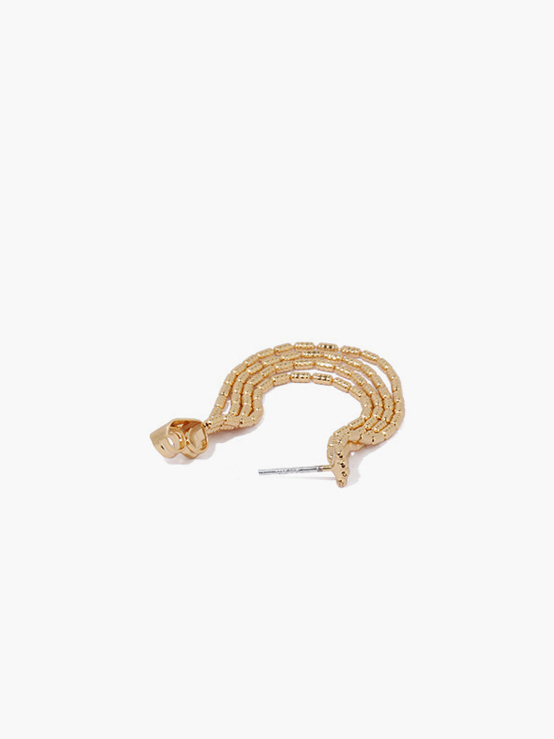 Boucles d'oreilles pendantes à chaîne avec glands dorés