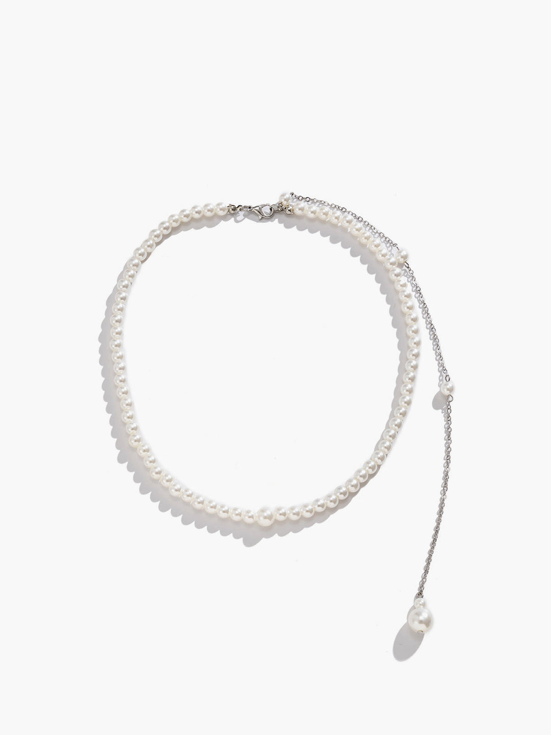 Collier à pampilles avec perles