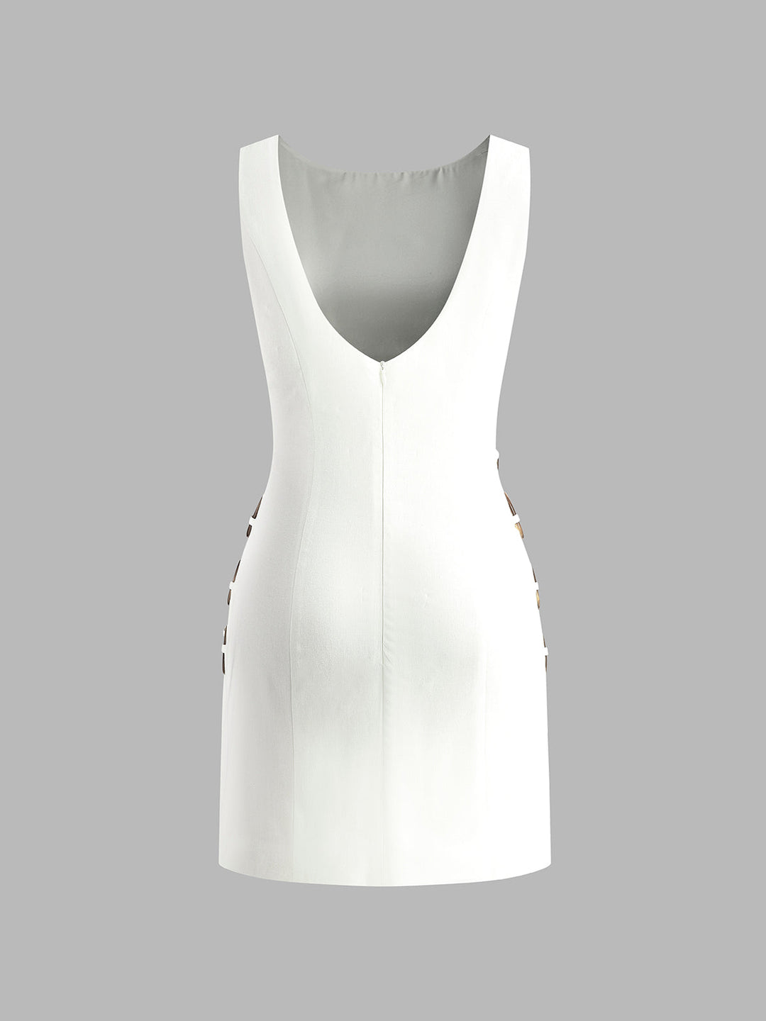 Robe sans manches avec découpe O-Ring