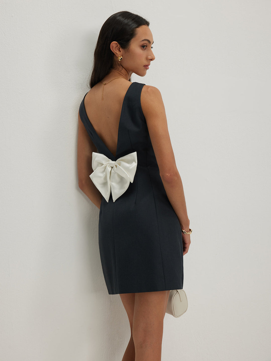 Robe Débardeur Dos Nu à Nœud