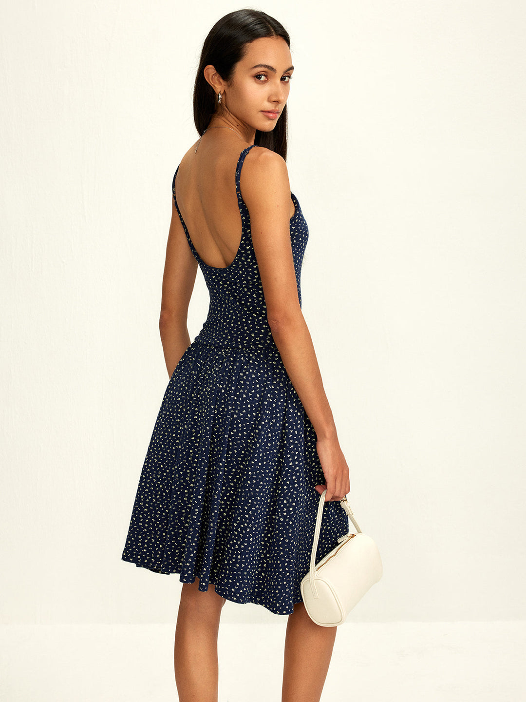Robe Pure Coton Imprimée à Boutonnage