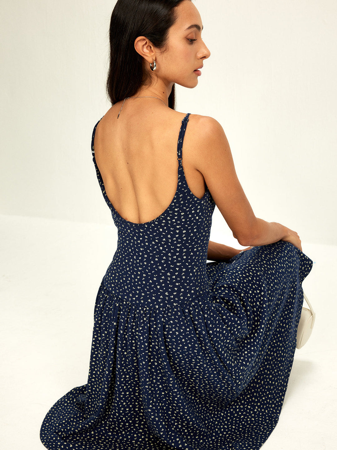 Robe Pure Coton Imprimée à Boutonnage