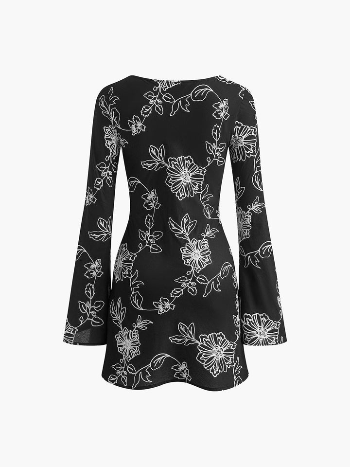 Robe Vintage en Jacquard Pur Coton