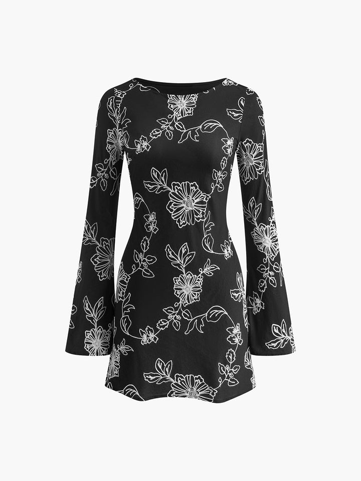 Robe Vintage en Jacquard Pur Coton