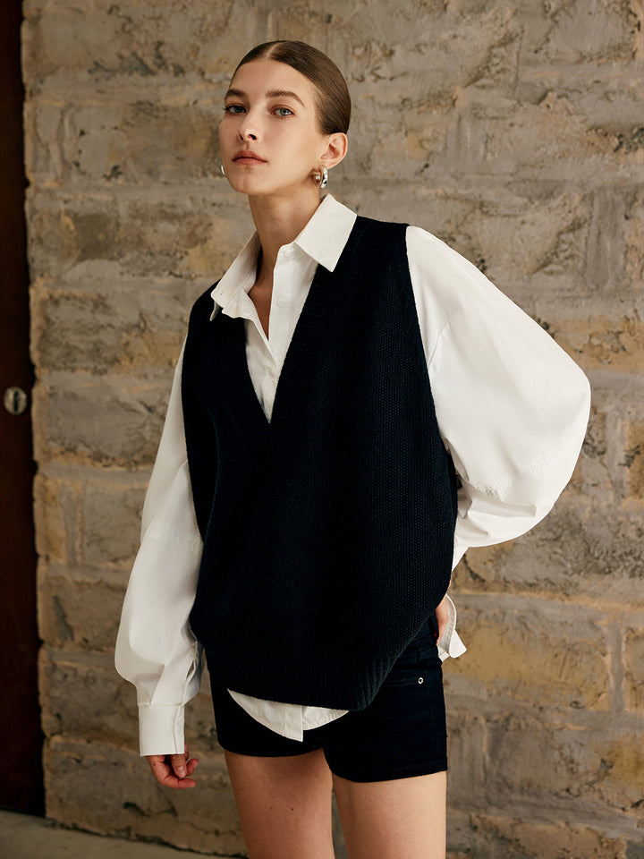 Gilet Pull Uni