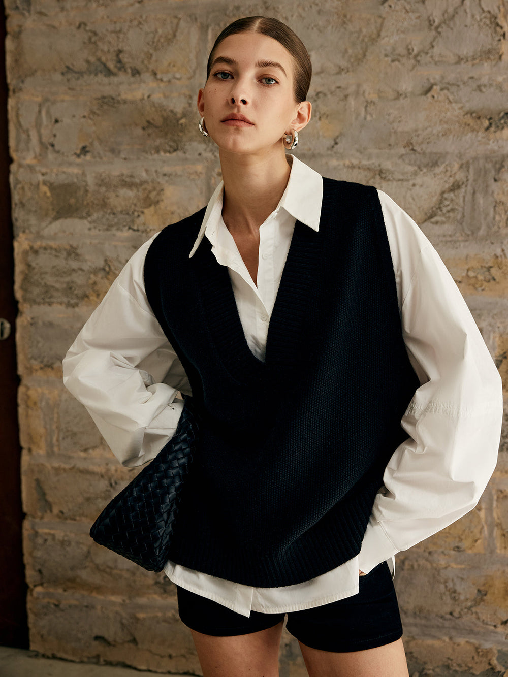 Gilet Pull Uni