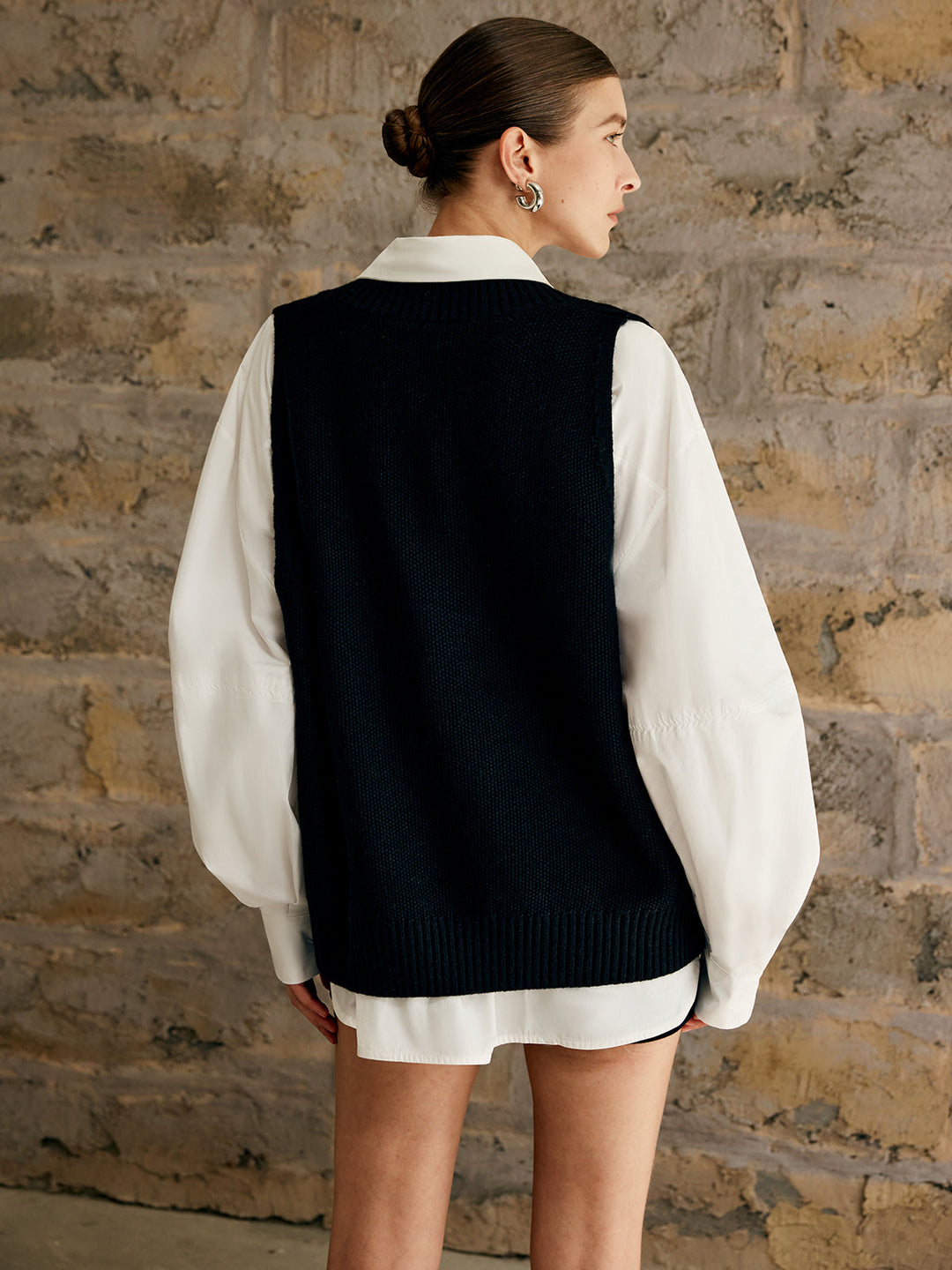 Gilet Pull Uni