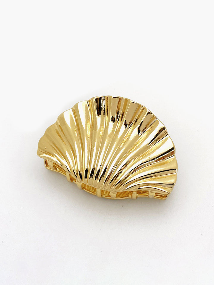 Pince à Cheveux Coquillage Doré