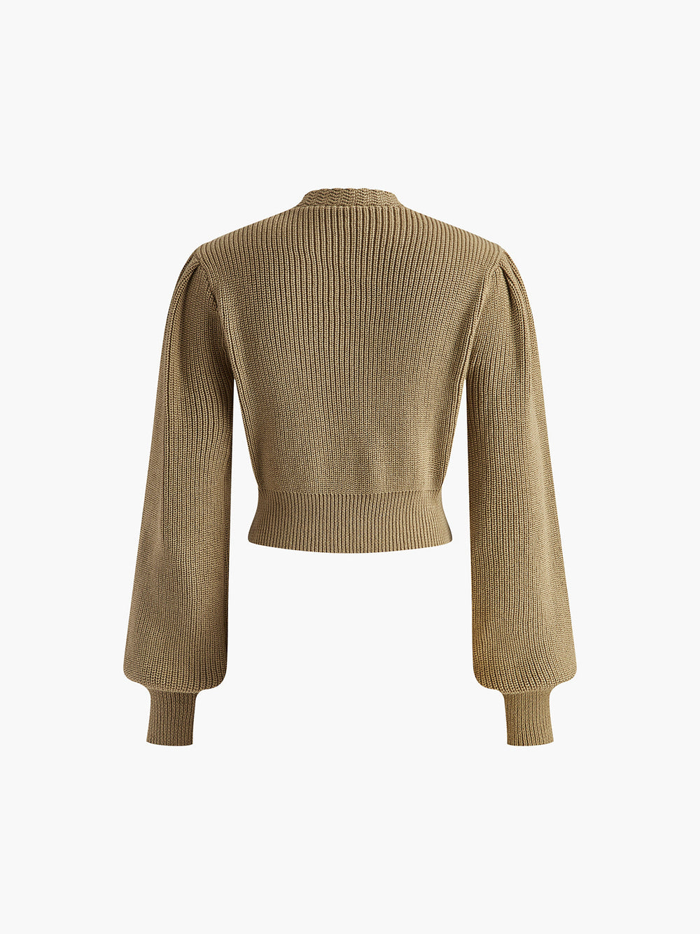 Cardigan V-Col Tricot Vintage