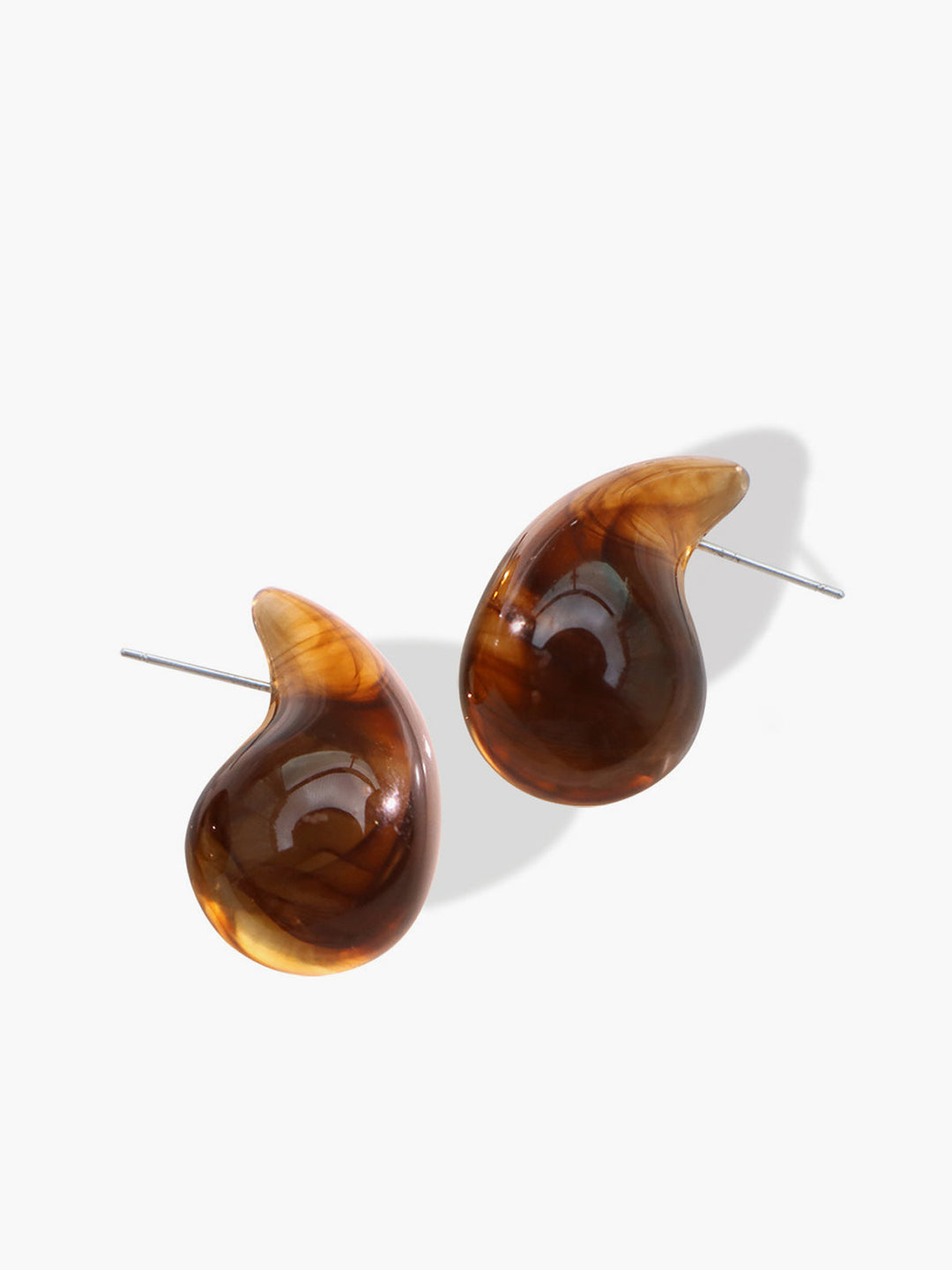 Boucles d'oreilles Virgule Rétro