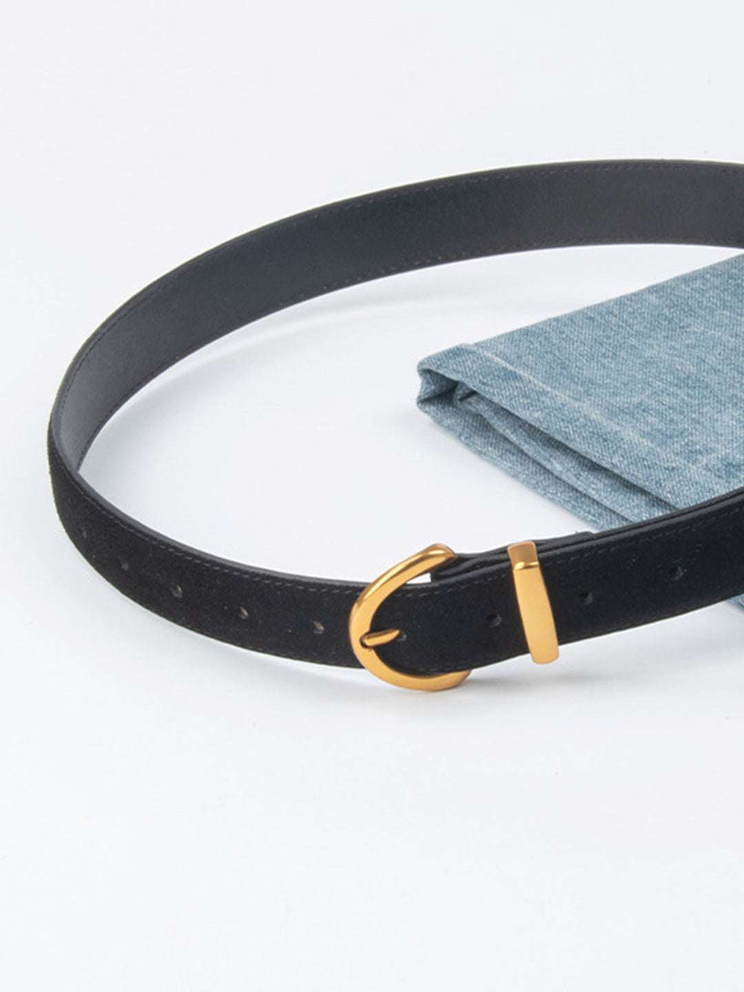 Ceinture en cuir à boucle souple