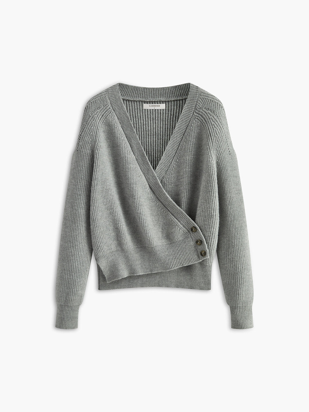 Pull à Boutons Criss Cross