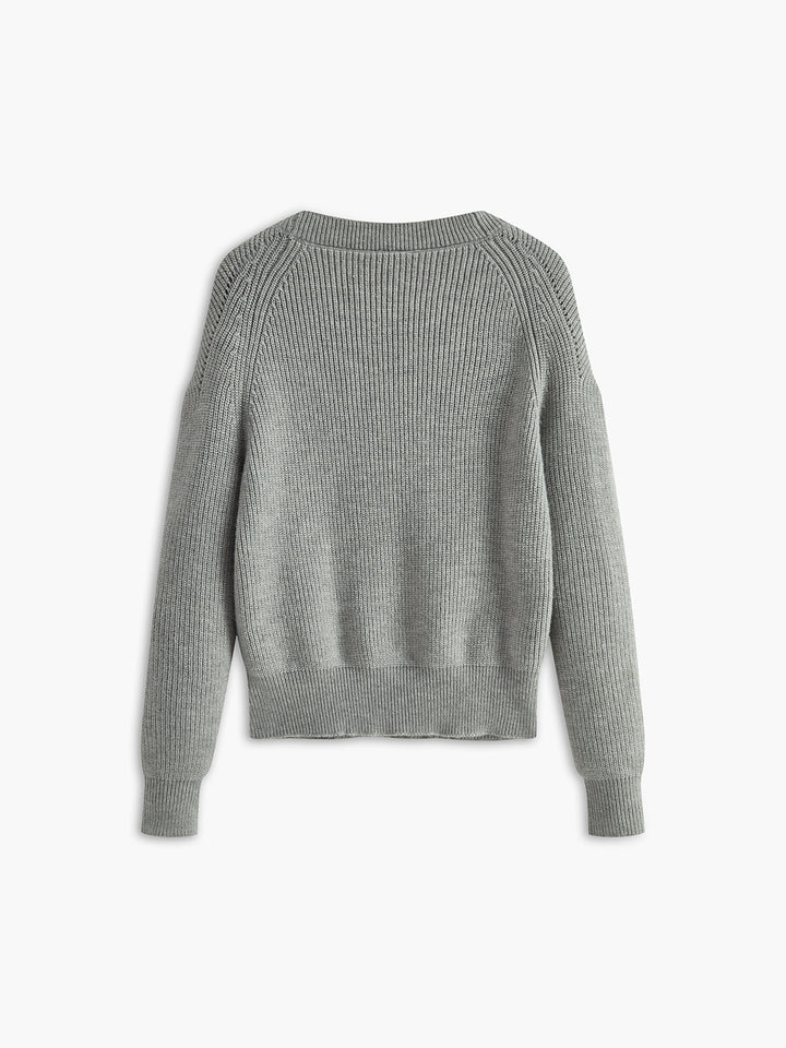 Pull à Boutons Criss Cross