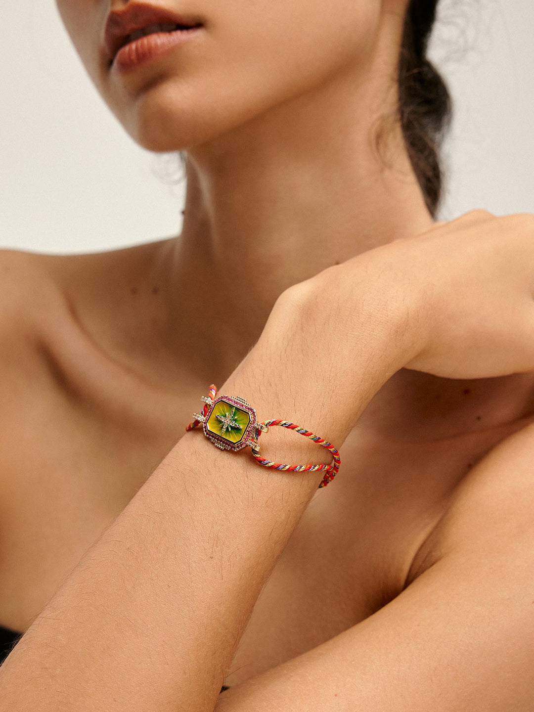 Bracelet Bohème Double Cordon Blessé