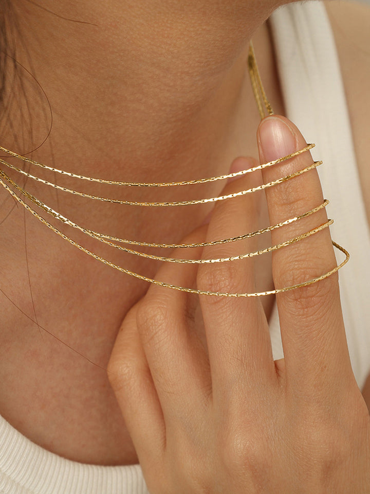 Collier Doré Empilable