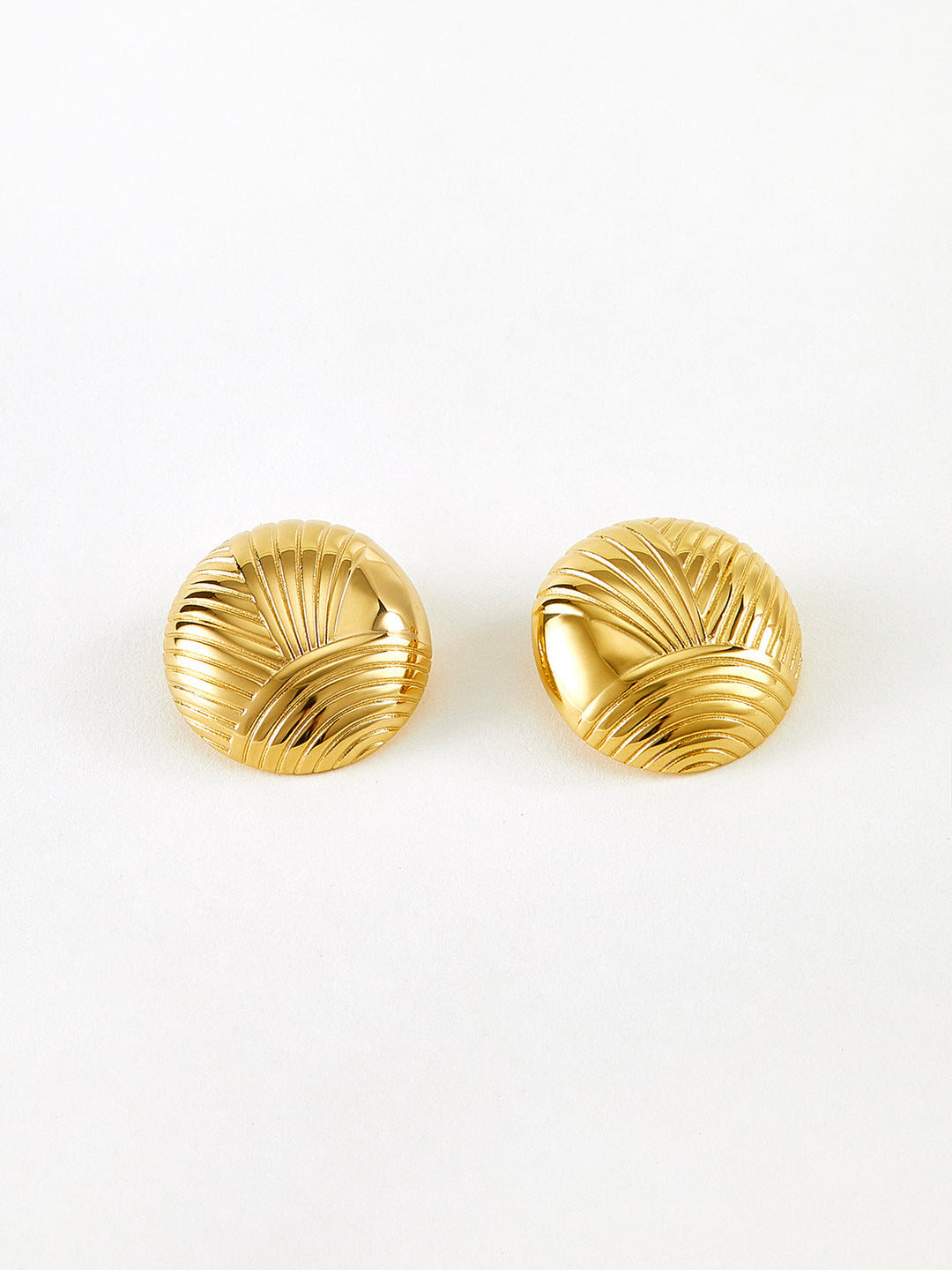 Boucles d'oreilles Oblates Ondulées